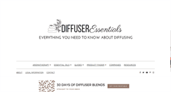 Desktop Screenshot of diffuseressentials.com